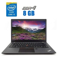 Ультрабук Lenovo ThinkPad T470s / 14" (1920x1080) IPS / Intel Core i5-6200U (2 (4) ядра 2.3 - 2.8 GHz) / 8 GB DDR4 / 512 GB SSD / Intel HD Graphics 520 / WebCam / Две АКБ