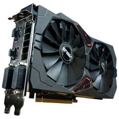 Дискретная видеокарта Asus ROG Strix Radeon RX 570 Gaming OC, 4 GB GDDR5, 256-bit / 2x DVI, 1x HDMI, 1x DisplayPort / (ROG-STRIX-RX570-O4G-GAMING)