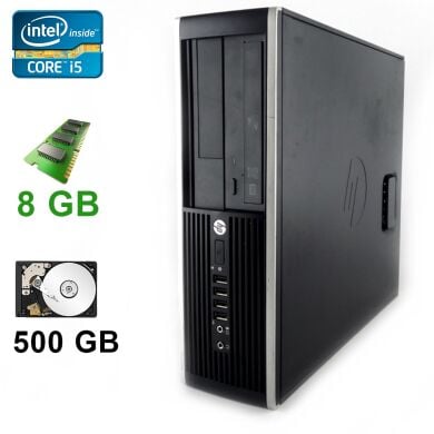 HP Compaq 8200 Elite SFF / Intel&reg; Core&trade; i5-2400 (4 ядра по 3.40 GHz) / 8GB DDR3 / 500 GB HDD / GeForce 210 1GB DDR3 64 bit / DVI, VGA, HDMI