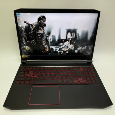 Игровой ноутбук Acer Nitro 5 / 15.6" (1920x1080) IPS / Intel Core i5-10300H (4 (8) ядра по 2.5 - 4.5 GHz) / 16 GB DDR4 / 512 GB SSD M.2 / nVidia GeForce GTX 1650, 4 GB GDDR5, 128-bit / WebCam / HDMI