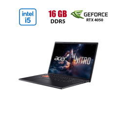 Игровой ноутбук Acer Nitro Lite 16 NL16-71G-51N7 / 16" (1920x1080) IPS / Intel Core i5-13420H (8 (12) ядер по 3.4 - 4.6 GHz) / 16 GB DDR5 / 512 GB SSD / nVidia GeForce RTX 4050, 6 GB GDDR6, 96-bit / WebCam