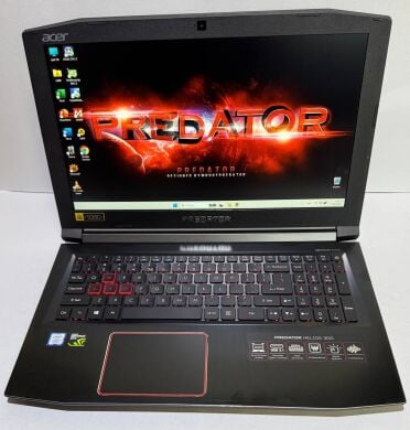 Игровой ноутбук Acer Predator Helios 300 / 15.6" (1920x1080) IPS / Intel Core i7-7700HQ (4 (8) ядра по 2.8 - 3.8 GHz) / 16 GB DDR4 / 256 GB SSD + 1000 GB HDD / nVidia GeForce GTX 1060, 6 GB GDDR5, 192-bit / WebCam
