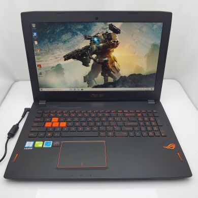 Ігровий ноутбук Asus ROG GL502VM / 15.6" (1920х1080) IPS / Intel Core i7-6700HQ (4 (8) ядра по 2.6 - 3.5 GHz) / 16 GB DDR4 / 512 GB SSD / nVidia GeForce GTX 1060, 6 GB GDDR5, 192-bit / WebCam / NO ODD