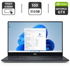 Игровой ноутбук Dell XPS 15 7590 / 15.6" (3840x2160) IPS Touch / Intel Core i7-9850H (6 (12) ядер по 2.6 - 4.6 GHz) / 16 GB DDR4 / 512 GB SSD / nVidia GeForce GTX 1650, 4 GB GDDR5, 128-bit / WebCam