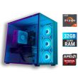 Игровой ПК Tower / AMD Ryzen 7 8700F (8 (16) ядер по 4.1 - 5.0 GHz) / 32 GB DDR5 / 1000 GB SSD / AMD Radeon RX 6900 XT, 16 GB GDDR6, 256-bit