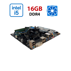 Комплект: Материнская плата Gigabyte GA-B250M-D3P / Intel Core i5-7400 (4 ядра по 3.0 - 3.5 GHz) / 16 GB DDR4 / Intel HD Graphics 630 / Socket LGA1151 / Кулер