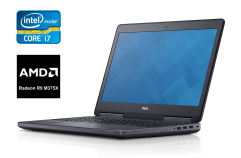 Мобільна робоча станція Dell Precision 7510 / 15.6" (1920x1080) IPS / Intel Core i7-6820HQ (4 (8) ядра по 2.7 - 3.6 GHz) / 32 GB DDR4 / 128 GB SSD + 500 GB HDD / AMD Radeon R9 M375X, 2 GB, GDDR5, 128-bit / WebCam / HDMI