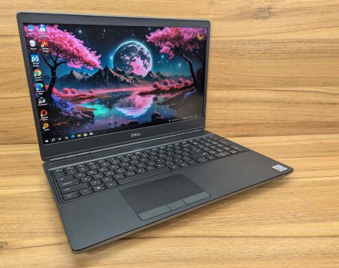 Мобильная рабочая станция Dell Precision 7550 / 15.6" (1920x1080) IPS / Intel Core i7-10850H (6 (12) ядер по 2.7 - 5.1 GHz) / 32 GB DDR4 / 512 GB SSD / nVidia Quadro T2000, 4 GB GDDR5, 128-bit / Windows 10