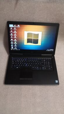 Мобильная рабочая станция Dell Precision 7720 / 17.3" (1920x1080) IPS / Intel Core i5-7300HQ (4 ядра по 2.5 - 3.5 GHz) / 16 GB DDR4 / 240 GB SSD / nVidia Quadro M1200, 4 GB GDDR5, 128-bit / WebCam / HDMI