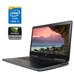 Мобильная рабочая станция Dell Precision 7730 / 17.3" (1920x1080) IPS / Intel Core i5-8400H (4 (8) ядра по 2.5 - 4.2 GHz) / 16 GB DDR4 / 480 GB SSD / nVidia Quadro P3200, 6 GB GDDR5, 192-bit