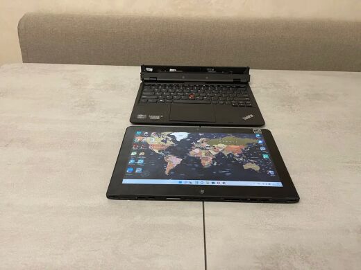 Нетбук-трансформер Lenovo ThinkPad Helix 36984SU / 11.6" (1920x1080) IPS Touch / Intel Core i7-3667U (2 (4) ядра по 2.0 - 3.2 GHz) / 8 GB DDR3 / 256 GB SSD / Intel HD Graphics 4000 / WebCam / miniDP / Дві АКБ + Стилус Нетбук-трансформер Lenovo ThinkPad Helix 36984SU / 11.6" (1920x1080) IPS Touch / Intel Core i7-3667U (2 (4) ядра по 2.0 - 3.2 GHz) / 8 GB DDR3 / 256 GB SSD / Intel HD Graphics 4000 / WebCam / miniDP / Дві АКБ + Стилус