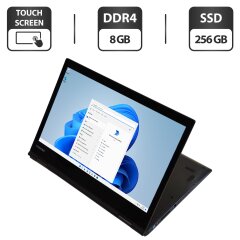 Нетбук-трансформер Toshiba Radius 12 P25W 2-in-1 / 12.5" (3840x2160) IPS Touch / Intel Core i7-6500U (2 (4) ядра по 2.5 - 3.1 GHz) / 8 GB DDR4 / 256 GB SSD / Intel HD Graphics 520 / WebCam