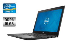 Нетбук Dell Latitude 7290 / 12.5" (1366x768) TN / Intel Core i7-8650U (4 (8) ядра по 1.9 - 4.2 GHz) / 16 GB DDR4 / 512 GB SSD / Intel UHD Graphics 620 / WebCam / Fingerprint / Windows 10