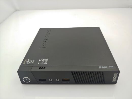 Неттоп Lenovo ThinkCentre M73 Black Tiny / Intel Core i5-4570T (2 (4) ядра по 2.9 - 3.6 GHz) / 8 GB DDR3 / 500 GB HDD / Intel HD Graphics 4600