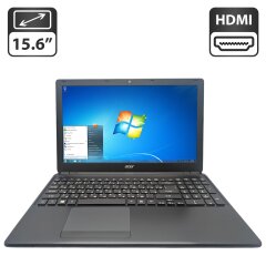 Ноутбук Acer Aspire E1-522 / 15.6" (1366x768) TN / AMD E1-2500 (2 ядра по 1.4 GHz) / 6 GB DDR3 / 500 GB HDD / AMD Radeon HD 8240 Graphics / WebCam