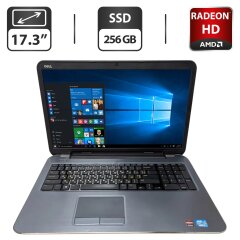 Ноутбук Б-клас Dell Inspiron 17R-5721 / 17.3" (1600x900) TN / Intel Core i5-3337U (2 (4) ядра по 1.8 - 2.7 GHz) / 16 GB DDR3 / 256 GB SSD / AMD Radeon HD 8550M, 1 GB GDDR3, 64-bit / WebCam / DVD-ROM