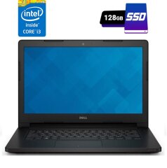 Ноутбук Б-клас Dell Latitude 3460 / 14'' (1366x768) TN / Intel Core i3-5005U (2 (4) ядра по 2.0 GHz) / 4 GB DDR3 / 128 GB SSD / Intel HD Graphics 5500 / WebCam / HDMI