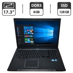 Ноутбук Б-класс Dell Vostro 3750 / 17.3" (1600x900) TN / Intel Core i3-2330M (2 (4) ядра по 2.2 GHz) / 8 GB DDR3 / 128 GB SSD / Intel HD Graphics 3000 / WebCam / DVD-ROM