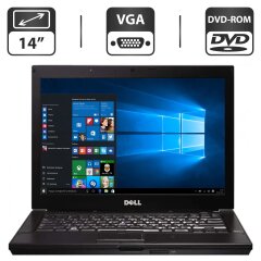Ноутбук Dell Latitude E6410 / 14" (1280x800) TN / Intel Core i5-460M (2 (4) ядра по 2.53 - 2.8 GHz) / 4 GB DDR3 / 500 GB HDD NEW / Intel HD Graphics / WebCam / DVD-ROM + Windows 10 Pro