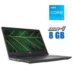 Ноутбук Fujitsu LifeBook E5411 / 14" (1920x1080) IPS / Intel Core i3-1115G4 (2 (4) ядра по 1.7 - 4.1 GHz) / 8 GB DDR4 / 240 GB SSD / Intel UHD Graphics / WebCam / 4G