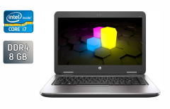 Ноутбук HP ProBook 640 G2 / 14" (1920x1080) IPS / Intel Core i7-6600U (2 (4) ядра по 2.6 - 3.4 GHz) / 8 GB DDR4 / 240 GB SSD / Intel HD Graphics 520 / WebCam / TouchID / Windows 10
