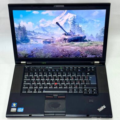 Ноутбук Б-класс Lenovo ThinkPad T520 / 15.6" (1920x1080) TN / Intel Core i7-2670QM (4 (8) ядра по 2.2 - 3.1 GHz) / 8 GB DDR3 / 500 GB HDD / nVidia NVS 4200M, 1 GB GDDR3, 64-bit / WebCam / DVD-ROM / Windows 10 Pro