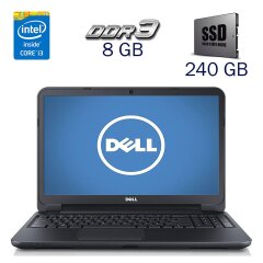 Ноутбук Dell Inspiron 15 3521 / 15.6" (1366x768) TN / Intel Core i3-3227U (2 (4) ядра по 1.9 GHz) / 8 GB DDR3 / 240 GB SSD / Intel HD Graphics 4000 / WebCam