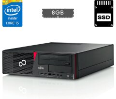 ПК Fujitsu Esprimo E720 E90+ SFF / Intel Core i5-4570 (4 ядра по 3.2 - 3.6 GHz) / 8 GB DDR3 / 120 GB SSD / Intel HD Graphics 4600 / 280W / DVD-RW / DisplayPort