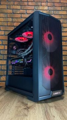 Збірка під замовлення: новий ігровий ПК Lian Li LanCool 215 Tempered Glass Tower / Intel Core i5-13400F (10 (16) ядер по 1.8 - 3.6 GHz) / 32 GB DDR4 / 1000 GB SSD M.2 + 1000 GB HDD / nVidia GeForce RTX 3090, 24 GB GDDR5X, 384-bit / 850W