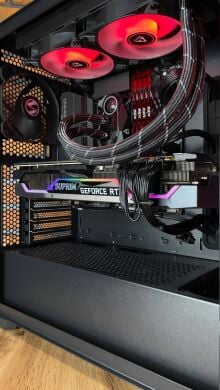 Збірка під замовлення: новий ігровий ПК Lian Li LanCool 215 Tempered Glass Tower / Intel Core i5-13400F (10 (16) ядер по 1.8 - 3.6 GHz) / 32 GB DDR4 / 1000 GB SSD M.2 + 1000 GB HDD / nVidia GeForce RTX 3090, 24 GB GDDR5X, 384-bit / 850W