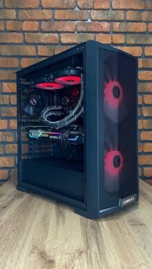 Збірка під замовлення: новий ігровий ПК Lian Li LanCool 215 Tempered Glass Tower / Intel Core i5-13400F (10 (16) ядер по 1.8 - 3.6 GHz) / 32 GB DDR4 / 1000 GB SSD M.2 + 1000 GB HDD / nVidia GeForce RTX 3090, 24 GB GDDR5X, 384-bit / 850W