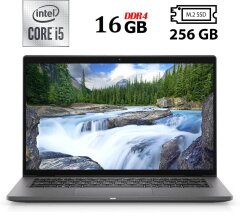 Ультрабук Б-клас Dell Latitude 7410 / 14" (1920x1080) IPS / Intel Core i5-10310U (4 (8) ядра по 1.7 - 4.4 GHz) / 16 GB DDR4 / 256 GB SSD M.2 / Intel UHD Graphics / WebCam / USB 3.2 / HDMI / Windows 10 ліцензія