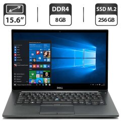Ультрабук Б-клас Dell Latitude E7480 / 14" (1366x768) TN / Intel Core i5-7300U (2 (4) ядра по 2.6 - 3.5 GHz) / 8 GB DDR4 / 256 GB SSD M.2 / Intel HD Graphics 620 / WebCam / HDMI