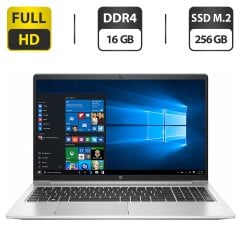 Ультрабук Б-класс HP ProBook 450 G9 / 15.6" (1920x1080) IPS / Intel Core i5-1235U (10 (12) ядер по 3.3 - 4.4 GHz) / 16 GB DDR4 / 256 GB SSD M.2 / Intel Intel Iris Xe Graphics / WebCam