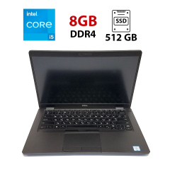 Ультрабук Dell Latitude 5401 / 14" (1920x1080) IPS / Intel Core i5-9400H (4 (8) ядра по 2.5 - 4.3 GHz) / 8 GB DDR4 / 512 GB SSD / Intel UHD Graphics 630 / WebCam / Win 10 Pro Lic