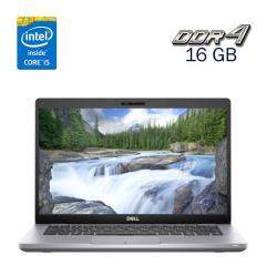 Ультрабук Dell Latitude 5410 / 14" (1920x1080) IPS / Intel Core i5-10310U (4 (8) ядра по 1.7 - 4.4 GHz) / 16 GB DDR4 / 512 GB SSD / Intel UHD Graphics for 10th Generation / WebCam + Бездротова мишка