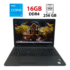 Ультрабук Dell Latitude 5591 / 15.6" (1920x1080) IPS / Intel Core i5-8300H (4 (8) ядра по 2.3 - 4.0 GHz) / 16 GB DDR4 / 256 GB SSD / Intel UHD Graphics 630 / WebCam / Win 11 Pro