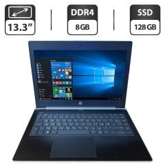 Ультрабук HP ProBook 430 G5 / 13.3" (1366x768) TN / Intel Celeron 3865U (2 ядра по 1.8 GHz) / 8 GB DDR4 / 128 GB SSD / Intel HD Graphics 610 / WebCam