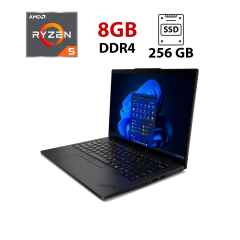 Ультрабук Lenovo ThinkPad L14 Gen 1 / 14" (1920x1080) IPS / Ryzen 5 Pro 4650U (6 (12) ядра по 2.1 - 2.3 GHz) / 8 GB DDR4 / 256 GB SSD / AMD Radeon Graphics / WebCam