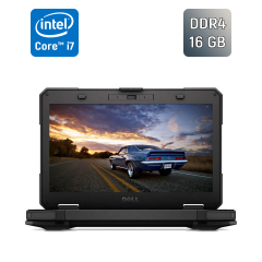 Защищенный ноутбук Dell Latitude 14 Rugged 5414 / 14" (1920x1080) IPS / Intel Core i7-6600U (2 (4) ядра по 2.6 - 3.4 GHz) / 16 GB DDR4 / 240 GB SSD / Intel HD Graphics 520 / TouchID / WebCam / Windows 10