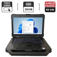 Захищений ноутбук Dell Latitude 5420 Rugged / 14" (1920x1080) IPS Touch / Intel Core i7-8650U (4 (8) ядра по 1.9 - 4.2 GHz) / 16 GB DDR4 / 256 GB SSD / AMD Radeon RX 540, 2 GB GDDR5, 128-bit / Стилус / Два АКБ