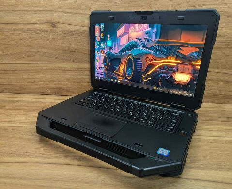 Захищений ноутбук Dell Rugged Latitude 5414 / 14" (1920x1080) IPS Touch / Intel Core i5-6300U (2 (4) ядра по 2.4 - 3.0 GHz) / 8 GB DDR4 / 240 GB SSD / Intel HD Graphics 520 / Fingerprint / WebCam / Windows 10