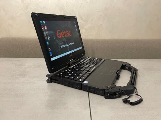 Защищенный нетбук-трансформер Getac V110 G3 / 11.6" (1366x768) IPS Touch / Intel Core i5-6300U (2 (4) ядра по 2.4 - 3.0 GHz) / 16 GB DDR4 / 128 GB SSD / Intel HD Graphics 520 / WebCam / Fingerprint / Две батареи