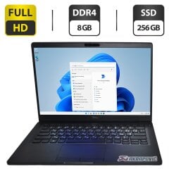 Ультрабук Dell Latitude 7400 / 14" (1920x1080) IPS / Intel Core i5-8265U (4 (8) ядра по 1.6 - 3.9 GHz) / 8 GB DDR4 / 256 GB SSD / Intel UHD Graphics / WebCam / Windows 11 Pro