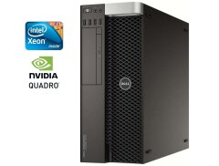 Робоча станція Dell Precision 5810 Workstation Tower / Intel Xeon E5-1680 v4 (8 (16) ядер по 3.4 - 4.0 GHz) / 16 GB DDR4 / 256 GB SSD / nVidia Quadro K4200, 4 GB GDDR5, 256-bit / DVD-ROM