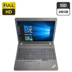 Ноутбук Lenovo ThinkPad E550 / 15.6" (1920x1080) TN / Intel Core i7-5500U (2 (4) ядра по 2.4 - 3.0 GHz) / 16 GB DDR3 / 240 GB SSD / Intel HD Graphics 5500 / WebCam