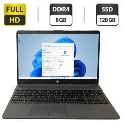 Ноутбук HP 255 G8 / 15.6" (1920x1080) TN / AMD 3020e (2 ядра по 1.2 - 2.6 GHz) / 8 GB DDR4 / 128 GB SSD / AMD Radeon Graphics / WebCam