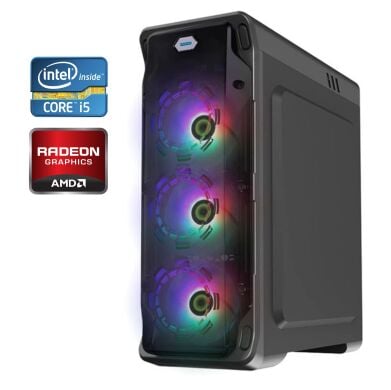 Игровой ПК GameMax StarLight B-FRGB / Intel Core i5-6400 (4 ядра по 2.7 - 3.3 GHz) / 16 GB DDR4 / 256 GB SSD + 1000 GB HDD / AMD Radeon RX 470, 4 GB GDDR5, 256-bit / 460W