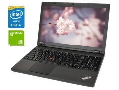 Ноутбук Lenovo ThinkPad T540p / 15.6" (1920x1080) TN / Intel Core i7-4700QM (4 (8) ядра по 2.4 - 3.4 GHz) / 8 GB DDR3 / 240 GB SSD / nVidia GeForce GT 730M, 1 GB DDR3, 64-bit / WebCam / Win 10 Pro