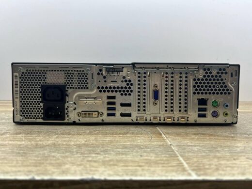 Компьютер Fujitsu Esprimo D757 E90 SFF / Intel Core i5-6600 (4 ядра по 3.3 - 3.9 GHz) / 8 GB DDR4 / 240 GB SSD / Intel HD Graphics 530 / DVD-ROM Компьютер Fujitsu Esprimo D757 E90 SFF / Intel Core i5-6600 (4 ядра по 3.3 - 3.9 GHz) / 8 GB DDR4 / 240 GB SSD / Intel HD Graphics 530 / DVD-ROM